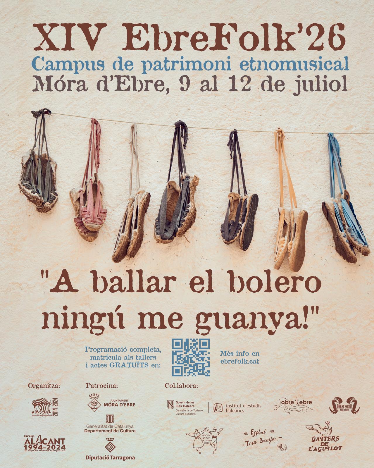 Cartell 14é Campus Ebrefolk a Móra dEbre