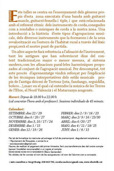 Guitarró i Tiple Tradicionals